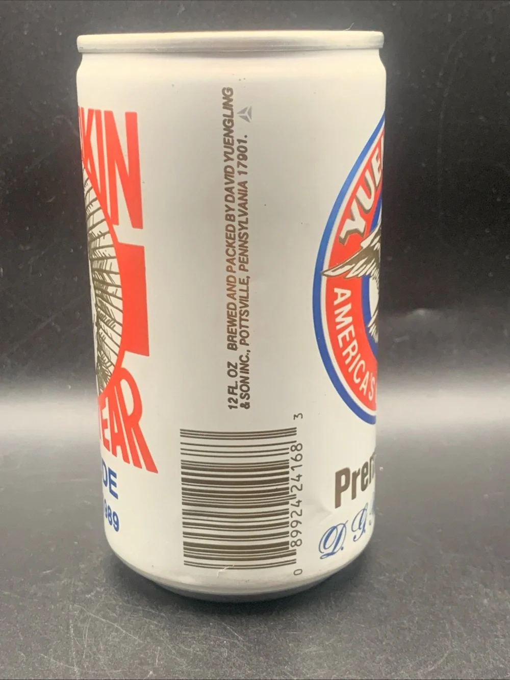 Vintage Beer Can Yuengling Shamokin 125th Year of Pride Tab Empty